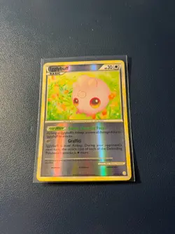 Pokemon TCG - Igglybuff 44/123 Heartgold & Soulsilver Reverse Holo - LP - Image 1