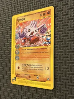 Tyrogue | Vintage e-Reader | 2002 Pokemon WoTC Aquapolis 63/147 Uncommon - Image 3