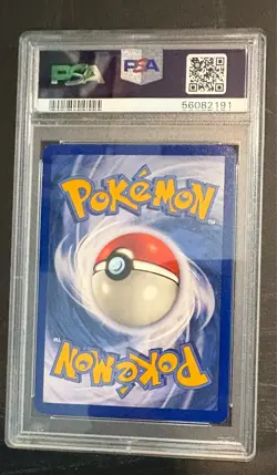 1999 Pokemon Fossil 1st Edition 57 Zubat PSA 8 - Image 2
