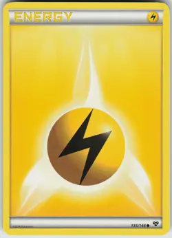Pokemon Lightning Energy 135/146 XY Base Set Common NM - Image 1