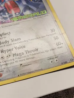 Exploud 3/106 Reverse Holo Ex Emerald Pokemon TCG Nintendo - Image 3