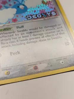 Swablu 79/107 Reverse Holo Common 2005 EX Deoxys Pokemon TCG Nintendo - Image 3