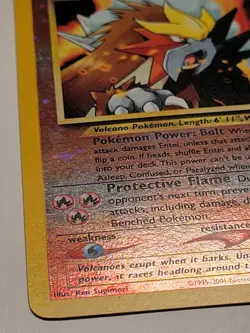 Entei Black Star Promo #34 Reverse Holo Pokemon TCG Nintendo - Image 2