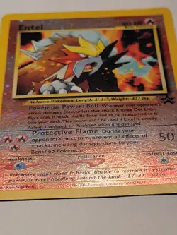 Entei Black Star Promo #34 Reverse Holo Pokemon TCG Nintendo - Image 3