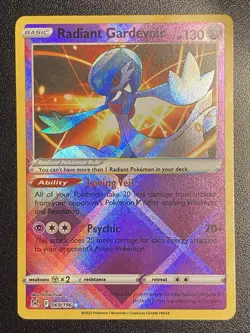 Radiant Gardevoir 069/196 Pokemon TCG SWSH Lost Origin Radiant Rare NM - Image 1