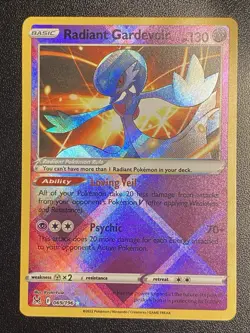Radiant Gardevoir 069/196 Pokemon TCG SWSH Lost Origin Radiant Rare NM - Image 2