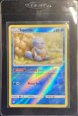 Squirtle Reverse Holo 22/181 Pokemon TCG Sun & Moon Team Up Reverse Holo NM - Image 5