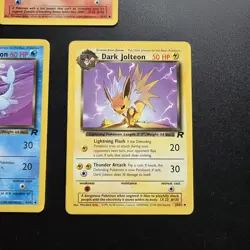 Pokemon Bundle - Team Rocket WOTC Dark Jolteon Vaporeon Flareon - Image 2
