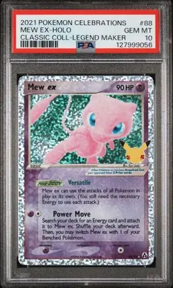 Mew EX - Celebrations - 88/92 - PSA 10 Gem Mint HOLO Clasic Collection Pokemon - Image 1