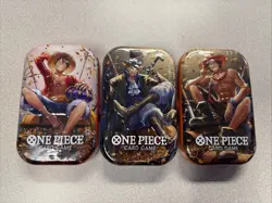 One Piece Card Game: Tin Pack Set Vol.2 [TS-02] - Set of 3 tins - Image 1