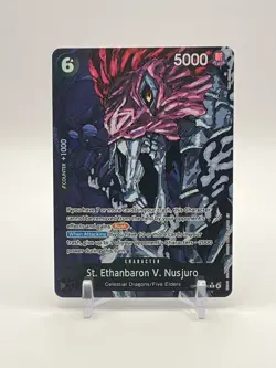 One Piece St. Ethanbaron V. Nusjuro Alt Art OP13-080 Carrying On His Will ENG - Image 1
