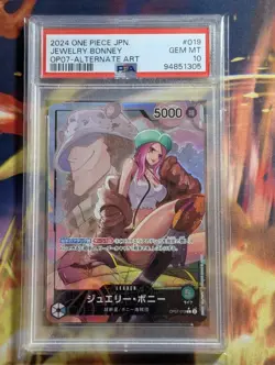PSA 10 One Piece Jewelry Bonney OP07-019 Alt Art L 500 Years in the Future Japan - Image 1