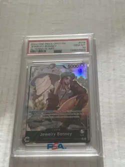 One Piece 500 Years In The Future Jewelry Bonney OP07-019 Leader Alt Art PSA 10 - Image 1