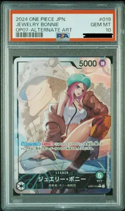 PSA 10 One Piece Jewelry Bonney Alt Art OP07-019 L 500 Years in the Future Japan - Image 1