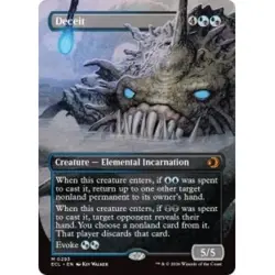 Deceit (borderless) M/NM Magic: The Gathering MTG Lorwyn Eclipsed - Image 1