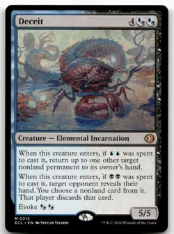 Deceit MTG Lorwyn Eclipsed 212 M NM - Image 1