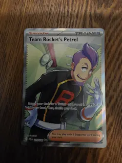 Team Rocket's Petrel Pokemon Destined Rivals 226/182 Full Art Ultra Rare NM/M - Image 1