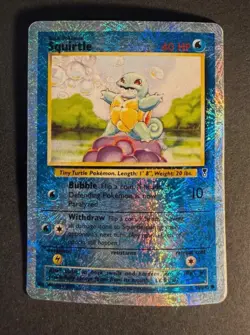 Pokemon Card - Squirtle 95/110 Reverse Holo - Legendary Collection-ENG-Poor - Image 1
