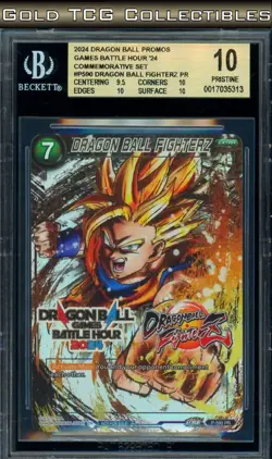BGS 10 ⭐ SS Son Goku P-590 FighterZ Battle Hour 2024 Promo Card DBS DBZ Z Super - Image 1