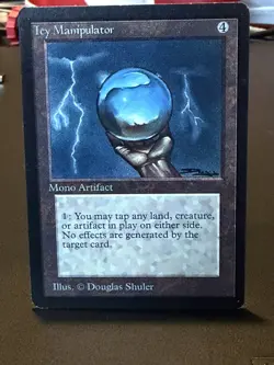 MTG MAGIC THE GATHERING CARD ORIGINAL BETA LIMITED ARTIFACT ICY MANIPULATOR VTG - Image 1