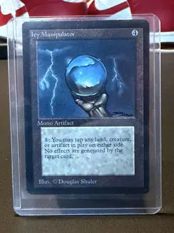 MTG MAGIC THE GATHERING CARD ORIGINAL BETA LIMITED ARTIFACT ICY MANIPULATOR VTG - Image 4