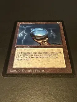 MTG MAGIC THE GATHERING CARD ORIGINAL BETA LIMITED ARTIFACT ICY MANIPULATOR VTG - Image 5