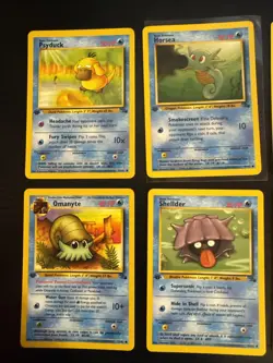 Pokemon Tcg 1st Edition Fossil Cards Lot Non Holo Horsea Slowbro - Image 2