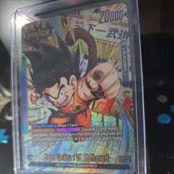 Son Goku : Childhood FB06-025 Leader Alternate Art Dragon Ball Card Rivals Clash - Image 2