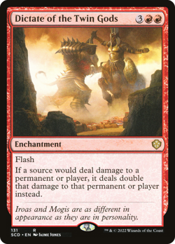 Dictate of the Twin Gods [Starter Commander Decks] Magic MTG - Image 1