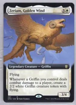 1x Zeriam, Golden Wind *Extended Art* - Dominaria United: Commander - NM - Image 1