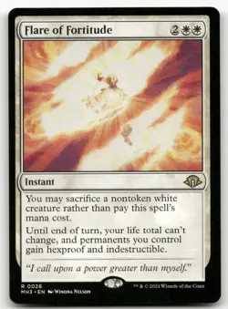 Flare of Fortitude #26 (NM) Modern Horizons 3 MH3 Magic MTG - Image 1