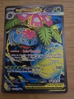 Mega Venusaur EX 155/132 - Mega Evolution - Pokemon card - rare - HOLO - Image 1