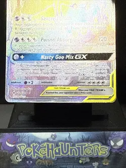 Pokemon Card Muk & Alolan Muk GX 220/214 Tag Team Unbroken Bonds Near Mint - Image 3