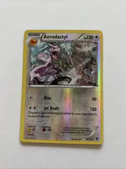 Aerodactyl 76/124 Rev Reverse Holo Pokemon XY Fates Collide NM - Image 1
