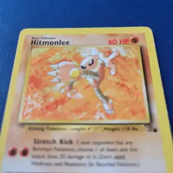 Pokemon Hitmonlee 22/62 Fossil Regular Moderately Played *FREE SHIPPING* - Image 2