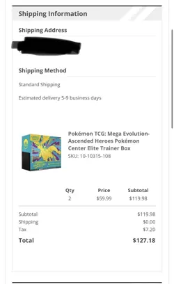 Pokemon TCG Ascended Heros Pokemon Center ETB x2 PRESALE - Image 2