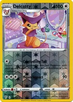 Pokemon - Delcatty - 142/189 - Reverse Holo Rare - Darkness Ablaze - NM/M - Image 1