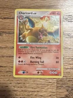 Pokemon TCG Arceus Platinum Holo Rare Charizard LV. 60(1/99) - Image 1