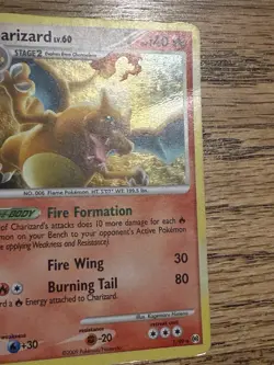 Pokemon TCG Arceus Platinum Holo Rare Charizard LV. 60(1/99) - Image 4