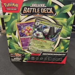 Pokemon TCG: Meowscarada EX Deluxe Battle Deck - Image 1