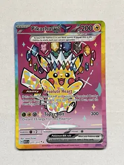 Pokemon Pikachu EX SIR 277/217 Ascended Heroes English - NM “Pinkachu” *IN HAND* - Image 1