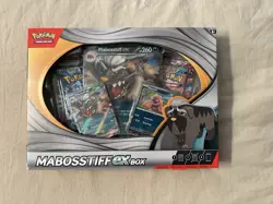 Pokemon TCG Mabosstiff EX Box Factory Sealed: 4 Booster Packs + Promos - Image 1