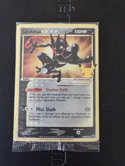 Sealed Gold Star Greninja SWSH144 - Pokemon SWSH Promo 25th Anniversary NM 2021 - Image 1