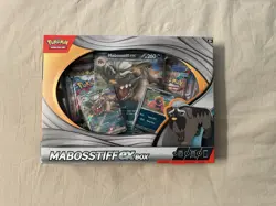 Pokemon TCG Mabosstiff EX Box Factory Sealed: 4 Booster Packs + Promos - Image 1
