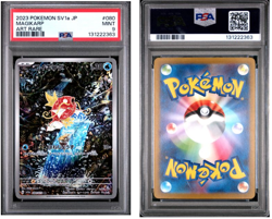 2023 POKEMON JPN SV1A-TRIPLET BEAT ART RARE #080 MAGIKARP PSA 9 - Image 3