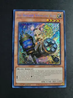 Tri-Brigade Springans Kitt BPRO-EN025 Secret Rare Yugioh Burst Protocol - Image 1