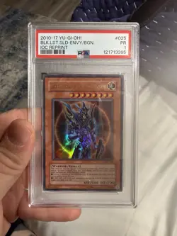 Yugioh TCG Black Luster Soldier - Envoy of the Beginning IOC-025 PSA 1 - Image 1