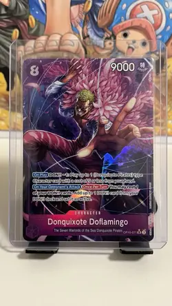 One Piece TCG - Donquixote Doflamingo - OP10-071 Royal Blood - Alt Art - Image 1