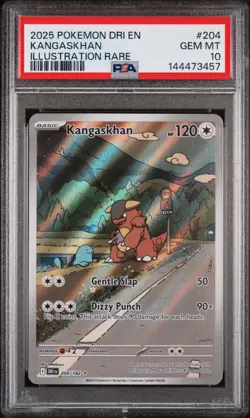 Kangaskhan Illustration Rare 204/182 Destined Rivals PSA 10 Gem Mint 2025 - Image 1