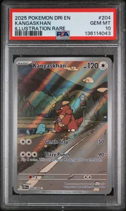 Pokemon 2025 EN Destined Rivals Kangaskhan 204/182 PSA 10 - Image 1